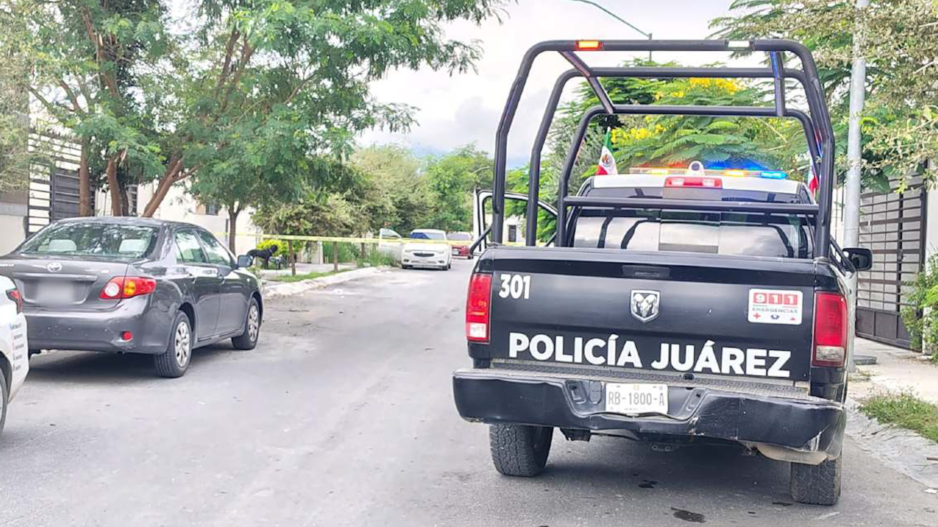 El hecho ocurrió en la vivienda con el número 323 de la calle Fray Antonio Sobrevilla, en la colonia San Francisco en Juárez, Nuevo León.