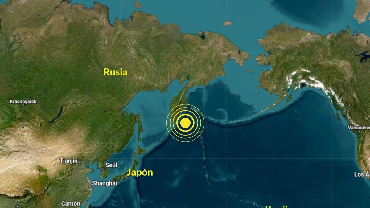Un radar de monitoreo sísmico en Rusia registró un potente terremoto con ondas expansivas visibles en el mapa. Autoridades vigilan posibles réplicas y riesgos p