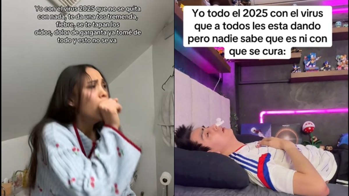 jóvenes enfermos tosiendo