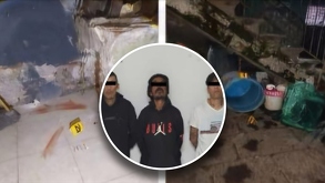 José, Eleazar y Paulino son los presuntos responsables por dejar el cadáver en pleno centro el pasado 24 de agosto.