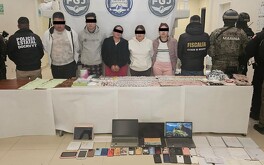 Los cinco detenidos de la banda Los Bonitos fueron puestos a disposición del Ministerio Público, que determinará su situación jurídica