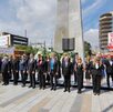 Las autoridades realizaron la guardia de honor