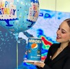 Débora Estrella celebró su cumpleaños el 7 y el 10 de agosto en los noticieros matutinos de Telediario.