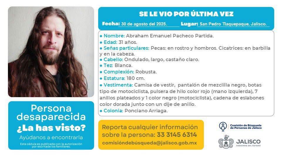 Después de 21 días de incertidumbre, Abraham Emmanuel, maestro de inglés desaparecido en Guadalajara, fue encontrado con vida; autoridades investigan.