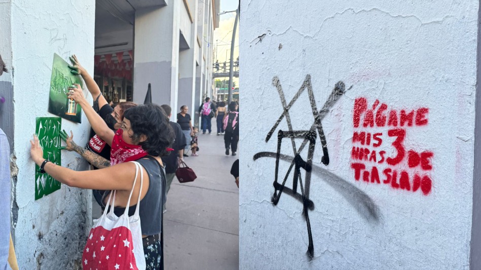 Colectivos marchan en Guadalajara para protestar en contra de la gentrificación y exigir políticas que garanticen la vivienda como derecho humano fundamental.