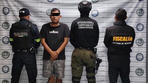 Autoridades detuvieron a ‘El Orejas’ por delitos contra la salud en Chimalhuacán.
