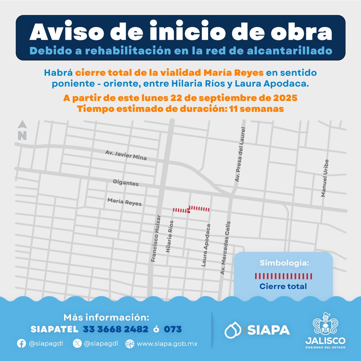 Siapa inició obras clave en Guadalajara que afectarán la vialidad en dos puntos estratégicos; descubre dónde serán los cierres y cómo evitar contratiempos.