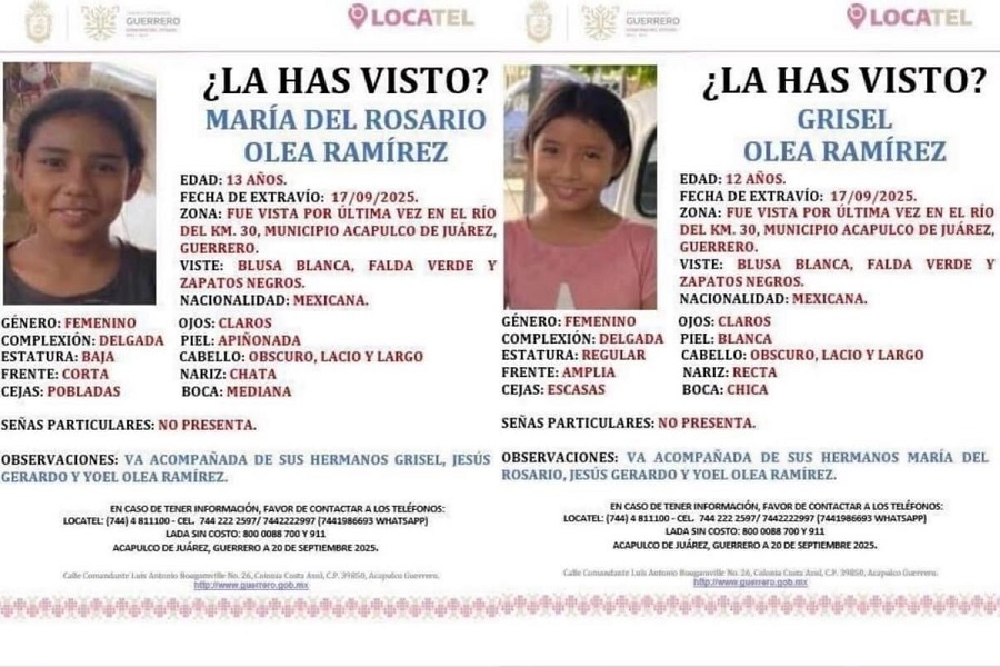 Los hermanitos, dos niños y dos niñas, dejaron de ser vistos en el poblado del Kilómetro 30, quienes incluso vestían aún el uniforme de la escuela.