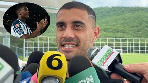 Germán habló para los medios de comunicación sobre lo importante que fue la contratación de Martial en Rayados.