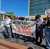 estudiantes denuncian agresiones en la protesta de la UdeG para reformar la ley.