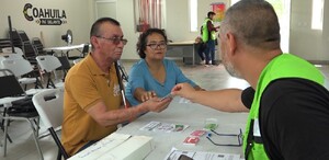 Para beneficio directo de la población que habita al oriente de Saltillo, se instaló como punto fijo de credencialización el centro comunitario de Mirasierra.