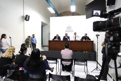 Rueda de prensa de seguridad de Jalisco