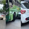 Tres incidentes viales se vieron en Guadalajara en apenas unos metros