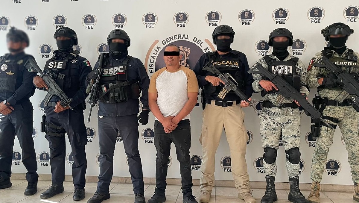 En un operativo en Uriangato, autoridades federales y estatales lograron la detención de Genaro “N”, conocido como “El Silencio”