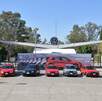 autos golf en una planta de volkswagen