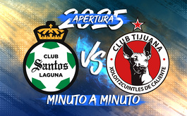 Santos Laguna se mide este miércoles en jornada a mitad de semana a los Xolos de Tijuana, en duelo de la fecha 10 del Apertura 2025