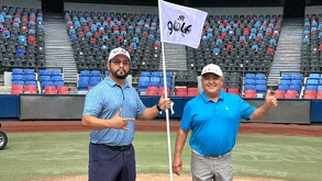 Comienza la transformación del Walmart Park para el torneo de gol del próximo 16 de octubre.