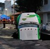 La alcaldesa de Iztapalapa acudió al sitio del socavón para atender la emergencia.