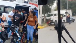 Combi invade carril confinado del Mexibús y choca contra árbol en Tultitlán; reportan 8 heridos.