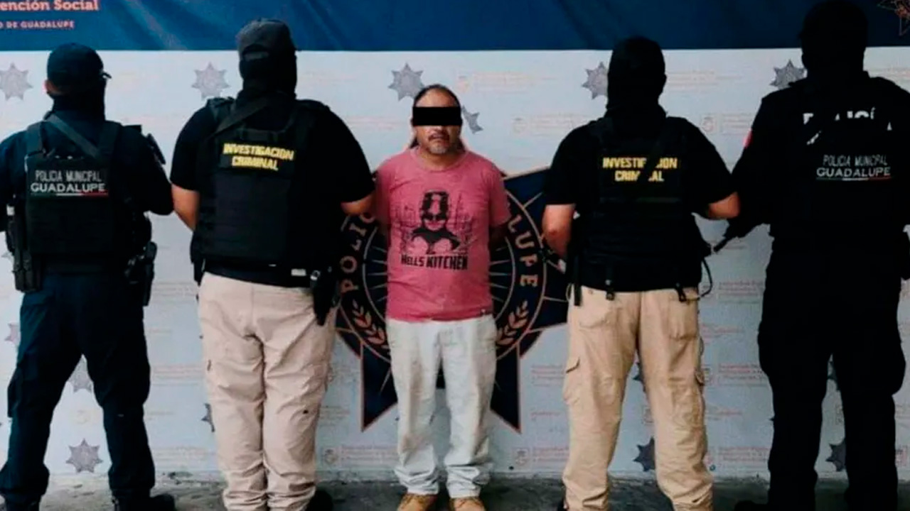 Policías de Guadalupe detuvieron a José Alberto “N”, de 54 años, tras conducir un vehículo vinculado con un homicidio en Santa Catarina.