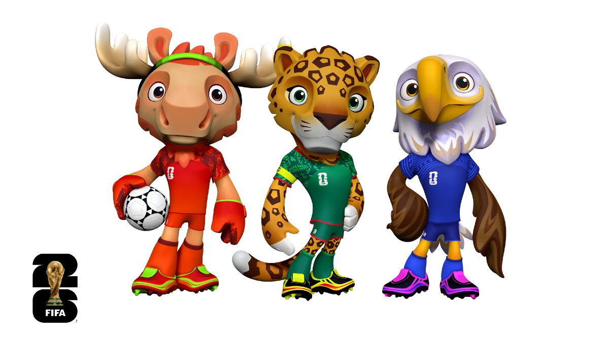 Las Mascotas del  Mundial 2026 fueron reveladas por la FIFA.