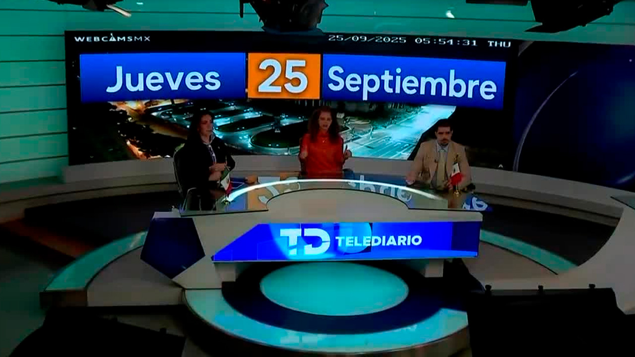 Programa conducido por Ana Laura Alanís, Liliana Sosa y David Medrano, jueves 25 de septiembre de 2025.