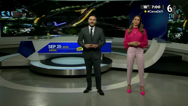 Telediario nocturno CdMx, jueves 25 de septiembre de 2025.