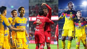 Tigres, Toluca y América marcaron 9 goles entre los 3 dentro del Apertura 2025.