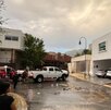 Debido a la corriente de agua, una pared se debilitó y cayó