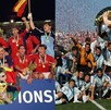 España campeón del Mundo Sub-20 en 1997 y Argentina campeón en 2007