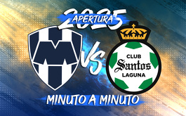 Rayados recibe a Santos Laguna en busca de volver a la senda del triunfo luego de la goleada que le propinó el equipo del Toluca.