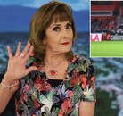 En TELEDIARIO, María Julia Lafuente, la Tigre mayor, no tardó en celebrar la derrota de Rayados ante Toluca.