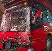 Choque entre dos unidades del Metrobús deja 12 lesionados, hoy 26 de septiembre del 2025.