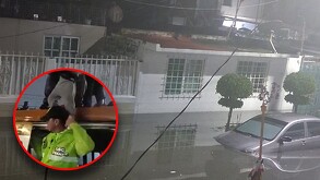 Iztapalapa sufrió inundaciones por lluvias en las colonias Ejército de Oriente, Santa María Aztahuacán y Súper Manzana 5.