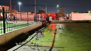Un joven de 24 años perdió la vida ahogado en un profundo pozo de captación de aguas pluviales en colonia Villas Universidad de Torreón.