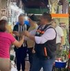 Pelea en Mercado Juárez en Monterrey