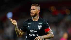 Sergio Ramos en el duelo ante Santos Laguna en donde terminaron anulándoles 2 goles.