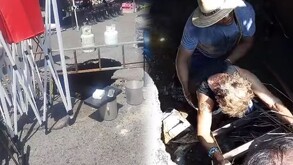 Socavón señora Guadalajara