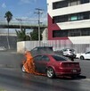 Elementos de la Policía Preventiva y Tránsito Municipal cerraron la vialidad con dirección de norte a sur, mientras que Bomberos combatieron las llamas en Salti