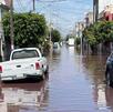 La fuerte lluvia provocó inundaciones en diferentes colonias de Nezahualcóyotl