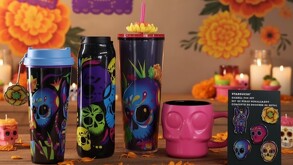 Starbucks lanza colección inspirada en Día de Muertos 2025