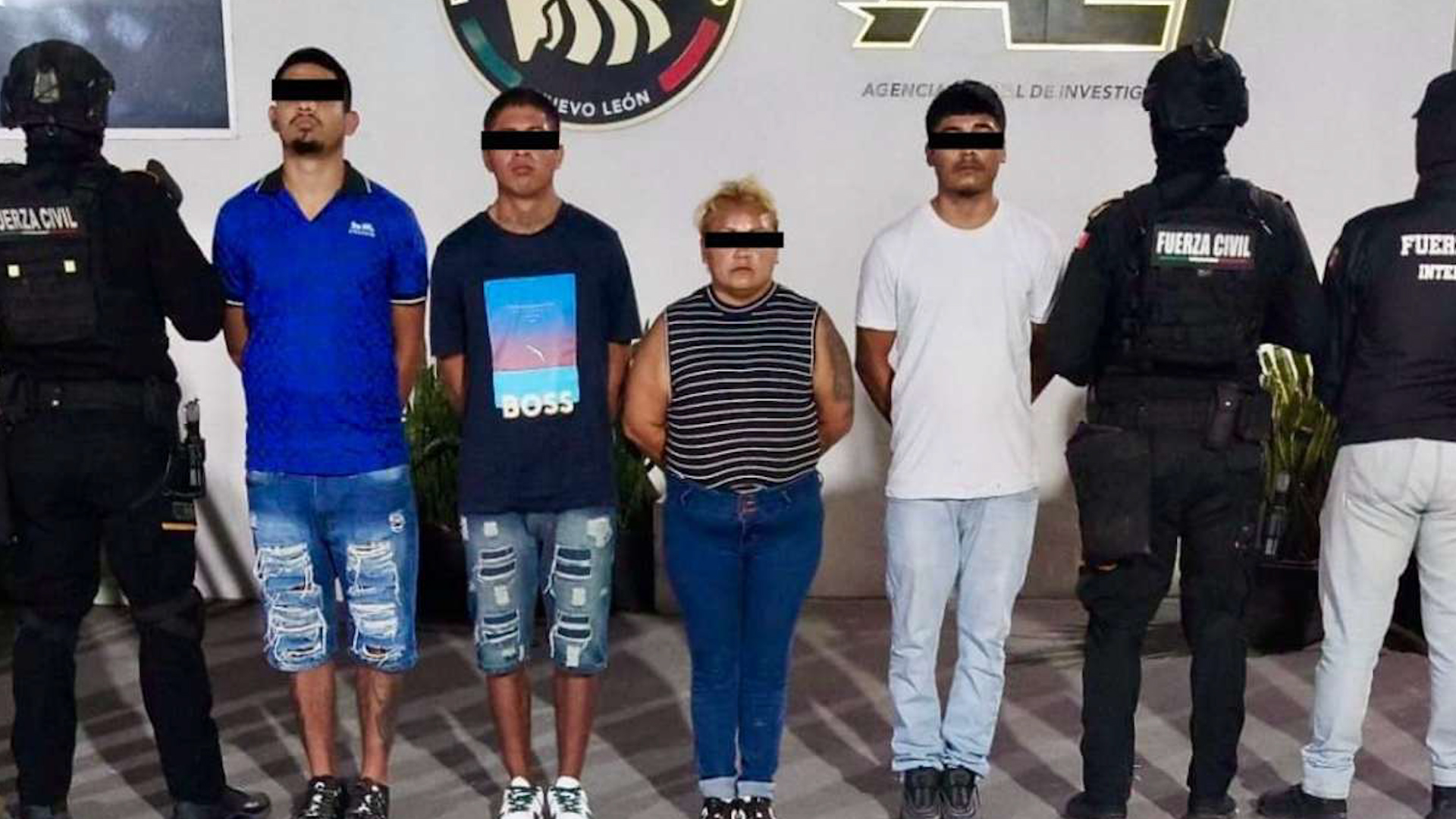 Autoridades de los tres niveles de gobierno desplegaron cinco operativos en los municipios de Monterrey y Escobedo, en donde se dieron las detenciones.