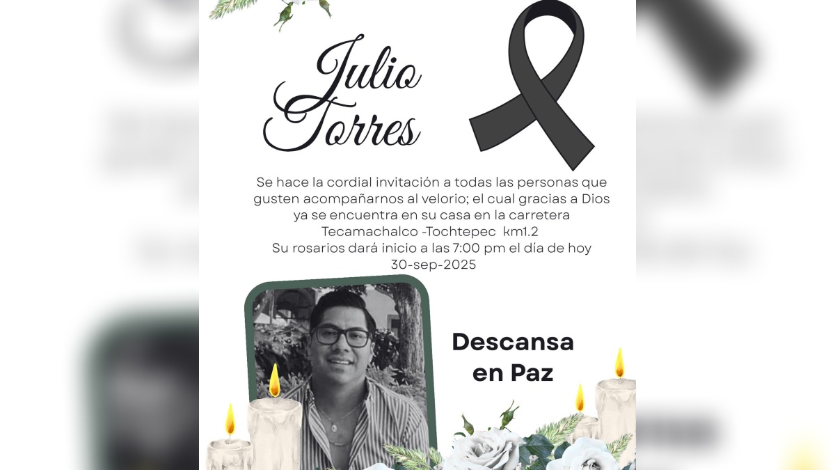 esquela del empresario julio torres