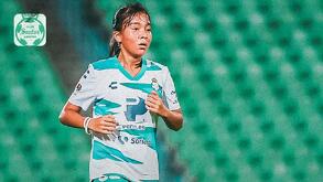 La futbolista mexicana de 15 años, logró su primer gol en la Liga MX femenil en la jornada 13 para darle la victoria a Santos frente a Puebla.