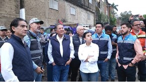 La intensa lluvia en La Martinica, Zapopan, provocó daños en decenas de hogares. El gobierno municipal recorre la zona y prepara apoyos para los vecinos en ries