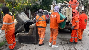 Durante septiembre, la “Ruta del Descacharre” visitó 100 colonias de Torreón, retirando tres mil toneladas de basura y objetos en desuso.
