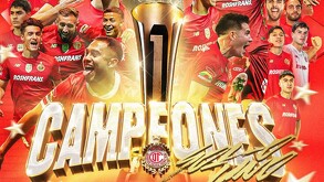 El equipo de los Diablos Rojos del Toluca se coronó campeón del Campeones Cup para sumar su triplete en menos de 5 meses.