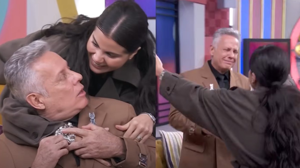 El actor no contuvo su emoción cuando su esposa apareció de sorpresa en el set de Hoy, provocando una escena conmovedora en vivo.