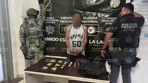 Autoridades de Durango reportaron la detención de un hombre con envoltorios de droga tras un operativo en la colonia Rubén Jaramillo.