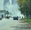 Captan nube de gas por fuga de pipa sobre Circuito interior en la Cuauhtémoc, Ciudad de México. Captan nube de gas por fuga de pipa sobre Circuito interior en la Cuauhtémoc, Ciudad de México.